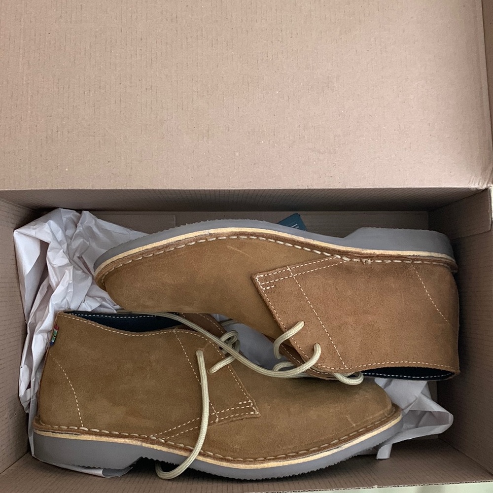 Veldskoen Heritage Gray Sole Chukka Boots Shoes US Mens 8 Womens 10